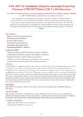 WGU D075 IT Foundations Objective Assessment 2026-2027 QUESTIONS AND ANSWERS ALREADY GRADED&NewLine;A&plus;&period; 100&percnt; Verified Solutions &vert; Updated Per Latest Guidelines &vert; Graded A&plus;
