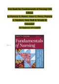 Test Bank for Fundamentals of Nursing&comma; 12th Edition &vert; ISBN 9780323810340 &vert; Potter & Perry