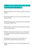 NBDHE FINAL PAPER 2026 VIEW AHEAD&NewLine;EXAM REVIEW GRADED A&plus;&period;&NewLine;