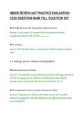 NBDHE REVIEW 667 PRACTICE EVALUATION&NewLine;2026 QUESTION BANK FULL SOLUTION SET&NewLine;
