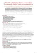 WGU D236 Pathophysiology Objective Assessment 2026-2027 QUESTIONS AND ANSWERS ALREADY&NewLine;GRADED A&plus;&period; 100&percnt; Verified Solutions &vert; Updated Per Latest Guidelines &vert; Graded A&plus;