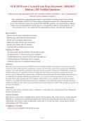 NUR 254 Exam 2 2026-2027 QUESTIONS AND ANSWERS ALREADY GRADED A&plus;&period; 100&percnt; Verified Solutions &vert;&NewLine;Updated Per Latest Guidelines &vert; Graded A&plus;