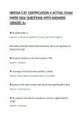 NBSTSA CST CERTIFICATION 4 ACTUAL EXAM&NewLine;PAPER 2026 QUESTIONS WITH ANSWERS&NewLine;GRADED A&plus;