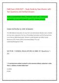 NAB Exam 2026&sol;2027 Study Guide by Stan Mucinic &vert; Complete Practice Questions & Verified Answers &lpar;Nursing Home Administrator Prep&rpar;