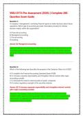 WGU D774 Pre-Assessment Study Guide &vert; Complete 200-Question Exam Guide & Verified Answers &lpar;2026 Update&rpar;