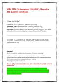 WGU D774 Pre-Assessment Study Guide &vert; Complete 200-Question Exam Guide & Verified Answers &lpar;2026 Update&rpar;