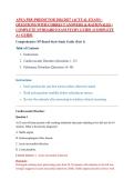 APEA Pre-Predictor 2026&sol;2027 &lpar;Actual Exam&rpar; &ndash; Questions with Correct Answers & Rationales &vert; Complete NP Board Exam Study Guide &vert;&vert;Complete A&plus; Guide