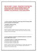Galen College of Nursing NUR 283 Transition to RN Practice &vert; Comp 1&ndash;3 Exams Complete Practice Questions & Verified Answers &lpar;2026&rpar;