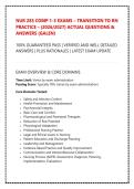 Galen College of Nursing NUR 283 Transition to RN Practice &vert; Comp 1&ndash;3 Exams Complete Practice Questions & Verified Answers &lpar;2026&rpar;