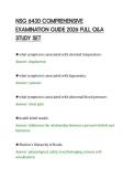 NSG 6430 COMPREHENSIVE&NewLine;EXAMINATION GUIDE 2026 FULL Q&A&NewLine;STUDY SET&NewLine;