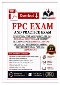 FPC EXAM AND PRACTICE EXAM NEWEST 2026 TEST&NewLine;BANK&vert; COMPLETE 550 REAL EXAM QUESTIONS AND&NewLine;CORRECT DETAILED ANSWERS &lpar;VERIFIED ANSWERS&rpar;&NewLine;GRADED A&plus;&vert; FUNDAMENTAL PAYROLL&NewLine;CERTIFICATION EXAM PREP 2026 &lpar;BRAND NEW&excl;&excl;&rpar;