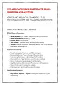 NYC Associate Fraud Investigator Exam Study Guide &vert; Complete Practice Questions & Verified Answers &lpar;2026 DCAS Civil Service&rpar;