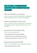 NSG 137 EXAM 2 COMPREHENSIVE&NewLine;QUESTIONS WITH VERIFIED PRACTICE&NewLine;SOLUTIONS&NewLine;