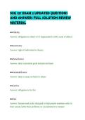 NSG 137 EXAM 2 UPDATED QUESTIONS&NewLine;AND ANSWERS FULL SOLUTION REVIEW&NewLine;MATERIAL&NewLine;