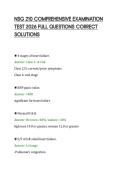 NSG 210 COMPREHENSIVE EXAMINATION&NewLine;TEST 2026 FULL QUESTIONS CORRECT&NewLine;SOLUTIONS