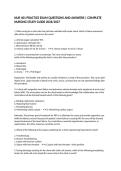 NUR 401 PRACTICE EXAM QUESTIONS AND ANSWERS &vert; COMPLETE NURSING STUDY GUIDE 2026&sol;2027
