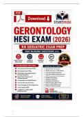 Gerontology HESI Exam &lpar;2026&rpar; &vert; RN Geriatric&NewLine;Exam Prep &vert; NGN Nursing Questions &lpar;Pdf&rpar;