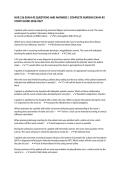 NUR 216 EXAM &num;2 QUESTIONS AND ANSWERS &vert; COMPLETE NURSING EXAM &num;2 STUDY GUIDE 2026&sol;2027