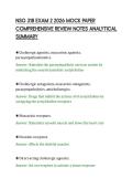 NSG 318 EXAM 2 2026 MOCK PAPER&NewLine;COMPREHENSIVE REVIEW NOTES ANALYTICAL&NewLine;SUMMARY