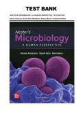 Nester's Microbiology&colon; A Human Perspective Test Bank 10th Edition &vert; All Chapters &vert; Anderson&comma; Salm&comma; Beins & Nester