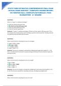 STATE FARM ESTIMATICS COMPREHENSIVE FINAL EXAM - ACTUAL EXAM 2026&sol;2027 &vert; COMPLETE COURSE REVIEW &vert; 100 VERIFIED Q&A &vert; COMPLETE RATIONALES &vert; PASS GUARANTEED - A&plus; GRADED