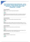 STATE FARM ESTIMATICS EXAM &lpar;TRUE&sol;FALSE&rpar; - ACTUAL EXAM 2026&sol;2027 &vert; EXPERT VERIFIED &vert; MOST TESTED &vert; 50 VERIFIED Q&A &vert; COMPLETE RATIONALES &vert; PASS GUARANTEED - A&plus; GRADED