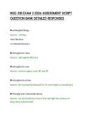NSG 318 EXAM 3 2026 ASSESSMENT SCRIPT&NewLine;QUESTION BANK DETAILED RESPONSES