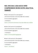 NSG 318 EXAM 3 2026 MOCK PAPER&NewLine;COMPREHENSIVE REVIEW NOTES ANALYTICAL&NewLine;SUMMARY