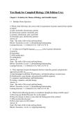 Test Bank For Campbell Biology&comma; 13th Edition By Lisa Urry&comma; Peter Minorsky&comma; Kerry Hull&comma; Rebecca Orr &lpar;Practice Questions with Answers with ALL CHAPTERS 1 - 56 COVERED&rpar;