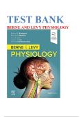 Test Bank for Berne and Levy Physiology 8th Edition by Bruce M&period; Koeppen&comma; Bruce A&period; Stanton&vert; 9780323847902&vert; All Chapters 1-44&vert; LATEST