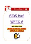 BIOS 242&comma; Week 8&comma; Practice Exam&comma; A&P II&comma; Anatomy Physiology&comma; Exam Questions&comma; Study Guide&comma; Test Bank