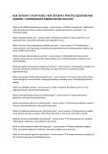 NUR 330 EXAM 1 STUDY GUIDE &vert; NUR 330 EXAM 1 PRACTICE QUESTIONS AND ANSWERS &vert; COMPREHENSIVE NURSING REVIEW 2026&sol;2027