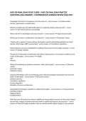 NUR 330 FINAL EXAM STUDY GUIDE &vert; NUR 330 FINAL EXAM PRACTICE QUESTIONS AND ANSWERS &vert; COMPREHENSIVE NURSING REVIEW 2026&sol;2027