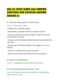NSG 527 STUDY GUIDE 2026 VERIFIED&NewLine;QUESTIONS AND DETAILED ANSWERS&NewLine;GRADED A&plus;