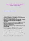 ABR - ACCREDITED BUYER'S REPRESENTATIVE VERIFIED EXAM SOLUTIONS - COMPREHENSIVE QUESTIONS AND ANSWERS - CURRENT VERSION&NewLine;&NewLine;