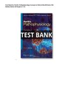 Test Bank For Porth's Pathophysiology&colon; Concepts of Altered Health States 9th Edition by Ph&period;D&period; Grossman&comma; Sheila C&comma; Ph&period;D&period; Porth&comma; Carol Mattson &lpar;All Chapters 1-52&rpar;