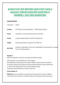 GLYNCO FLETC BOP MIDTERM EXAM STUDY GUIDE &vert;&vert; 2026&sol;2027 VERIFIED EXAM PREP QUESTIONS & ANSWERS &vert;&vert; 100&percnt; PASS GUARANTEED