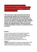 NR 507 MIDTERM EXAM ADVANCED &NewLine;PATHOPHYSIOLOGY &ndash; ACTUAL QUESTIONS &NewLine;AND VERIFIED ANSWERS &ndash; CHAMBERLAIN &NewLine;&lpar;GUARANTEED PASS&rpar; 