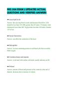 NSG 3130 EXAM 3 UPDATED ACTUAL&NewLine;QUESTIONS AND VERIFIED ANSWERS
