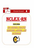 NCLEX-RN Exam &lpar;PDF&rpar; &vert; 2026 NCLEX Practice Questions & Answers &vert; Galen College of Nursing