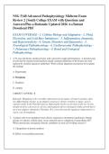 NSG 5140 Advanced Pathophysiology Midterm Exam &NewLine;Review 2 &vert; South College EXAM with Questions and &NewLine;Answers&sol;Plus a Rationale Updated 2026 A&plus;&sol;Instant &NewLine;Download PDF 