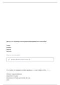 MEDICAL OFFICE PROCEDURES AND ADMINISTRATION EXAM 4 QUESTIONS WITH CORRECT ANSWERS