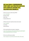 NSG 3500 EXAM 3 COMPREHENSIVE&NewLine;STUDY SHEET 2026 PRACTICE QUESTIONS&NewLine;WITH COMPLETE ANSWERS FULL&NewLine;SOLUTION PACK GRADED A&plus;&NewLine;