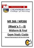 NR566 Midterm Final Exam Study Guide  