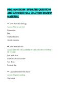 NSG 3800 EXAM 1 UPDATED QUESTIONS&NewLine;AND ANSWERS FULL SOLUTION REVIEW&NewLine;MATERIAL&NewLine;