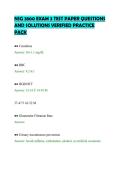 NSG 3800 EXAM 3 TEST PAPER QUESTIONS&NewLine;AND SOLUTIONS VERIFIED PRACTICE&NewLine;PACK&NewLine;