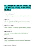 NSG 3800 EXAM 3 UPDATED QUESTIONS&NewLine;AND ANSWERS FULL SOLUTION REVIEW&NewLine;MATERIAL