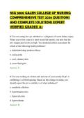NSG 3800 GALEN COLLEGE OF NURSING&NewLine;COMPREHENSIVE TEST 2026 QUESTIONS&NewLine;AND COMPLETE SOLUTIONS EXPERT&NewLine;VERIFIED GRADED A&plus;&NewLine;