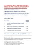 NUR 504 Exam 3 &ndash; Advanced Health Assessment &ndash; &lpar;Latest 2026 &sol; 2027&rpar; Actual Questions & Answers With Rationales &vert; University Of St&period; Thomas
