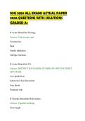 NSG 3850 ALL EXAMS ACTUAL PAPER&NewLine;2026 QUESTIONS WITH SOLUTIONS&NewLine;GRADED A&plus;&NewLine;